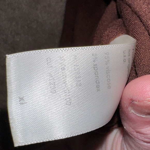 NAKED WARDROBE SOLID VIBES CHOCOLATE BROWN CROP TANK XL - Picture 6 of 9